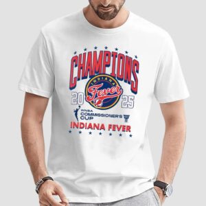 Champion Indiana Fever WNBA Commissioner’s Cup 2025 T Shirt