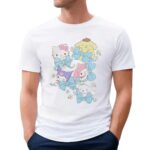 Hello Kitty And Friends Ribbon Cute T Shirt