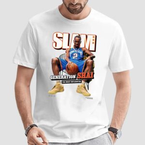Shai Gilgeous-Alexander Oklahoma City Thunder Generation Shai The Most Influential SLAM Cover T Shirt
