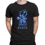 Sonic The Hedgehog Glow In The Dark Neon Light T Shirt