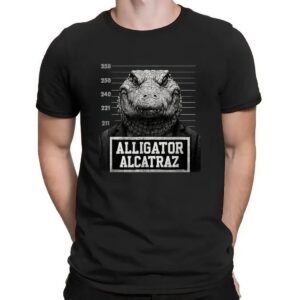 Alligator Alcatraz Florida Everglades Parody Mugshot T Shirt
