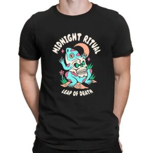 Frog Skull Midnight Ritual Leap Of Death T Shirt