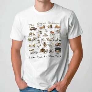 The Great Outdoors Lake Placid New York T Shirt