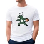 Milwaukee Bucks NBA basketball dribbling t shirt