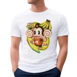 Super Monkey Ball Dole Banana Retro Video Game T Shirt