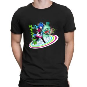 Twin Turbo Uma Musume Mountain Dew Baja Blast Mashup T Shirt