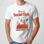 Peanuts Snoopy and Woodstock Social Club Hanging Around Since 1950 T Shirt