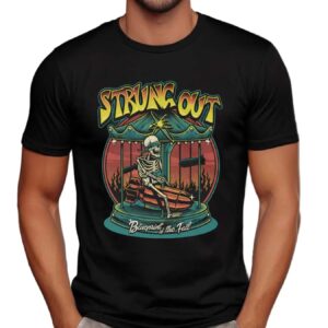 Strung Out Blueprint Of The Fall 35 Year Anniversary Tour 2025 Skeleton T Shirt