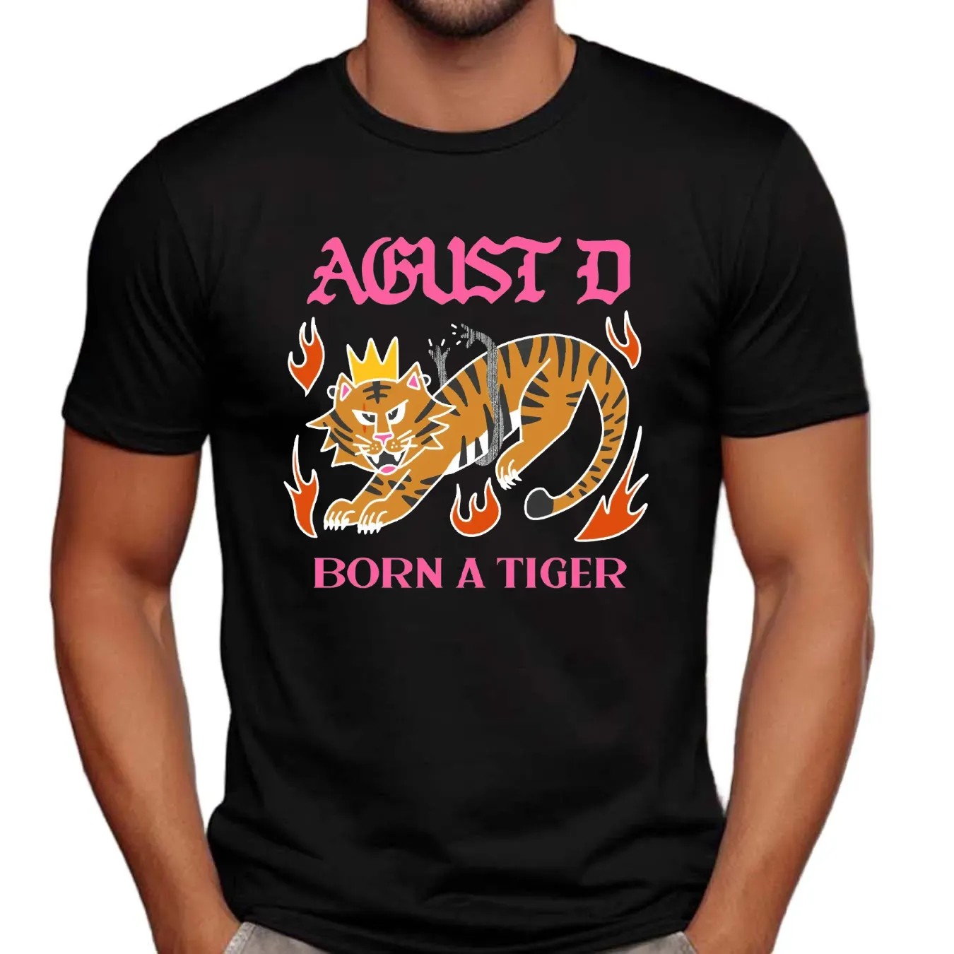 Agust D Born A Tiger Tour I'm A King I'm A Boss T Shirt