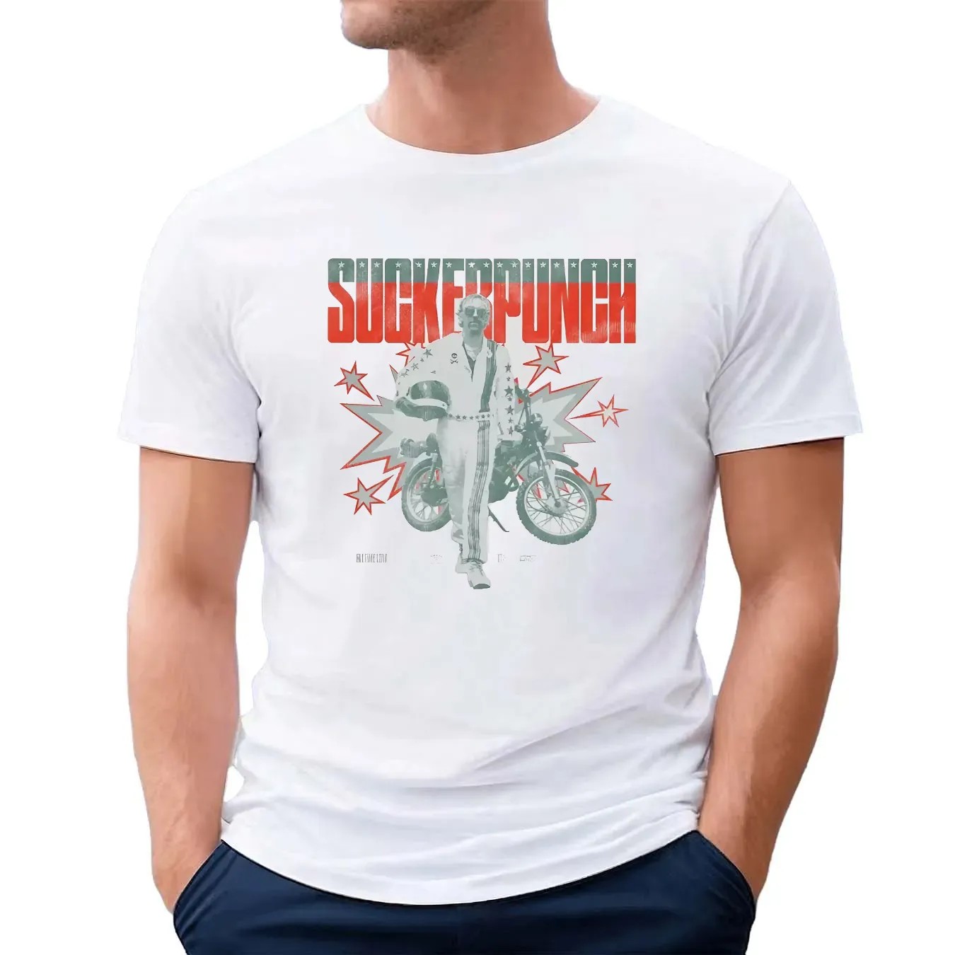 All Time Low Suckerpunch Motorcycle Vintage T Shirt