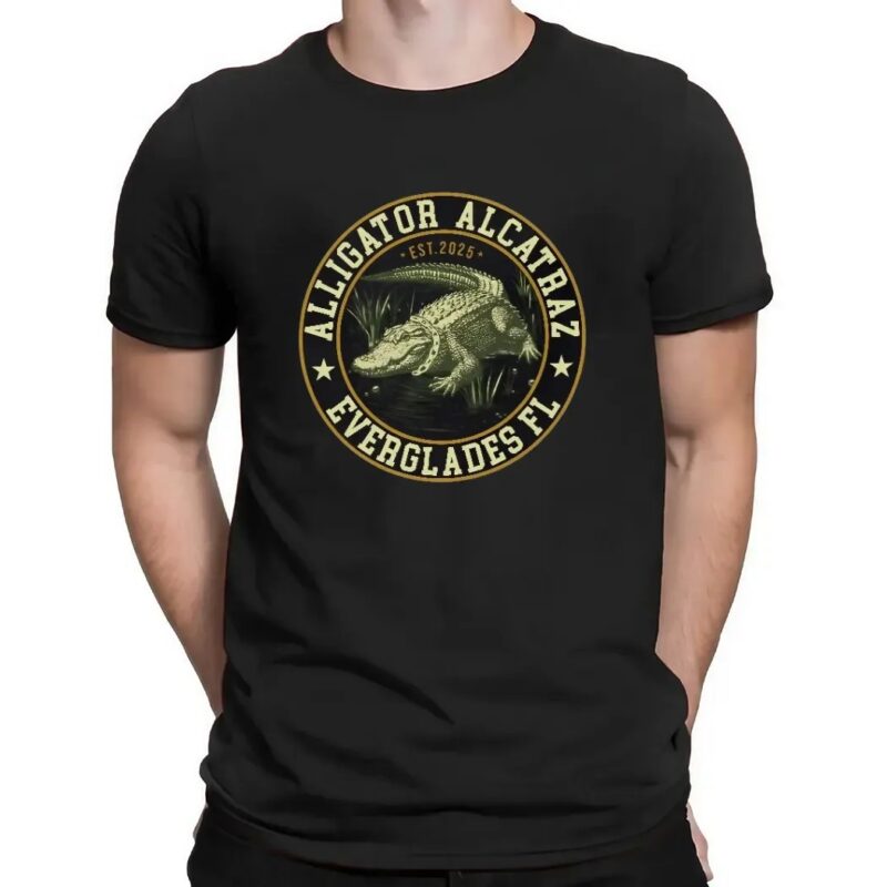 Alligator Alcatraz Everglades Florida Est 2025 T Shirt
