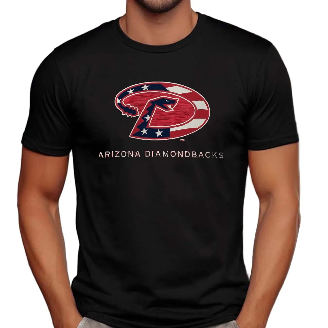Arizona Diamondbacks Baseball Vintage Logo Red T Shirt