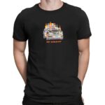 Huf Worldwide Police Cop Car On Fire T Shirt