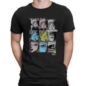 Chucky Child's Play Motion Detected Sorry Jack Chucky's Back Recording T Shirt