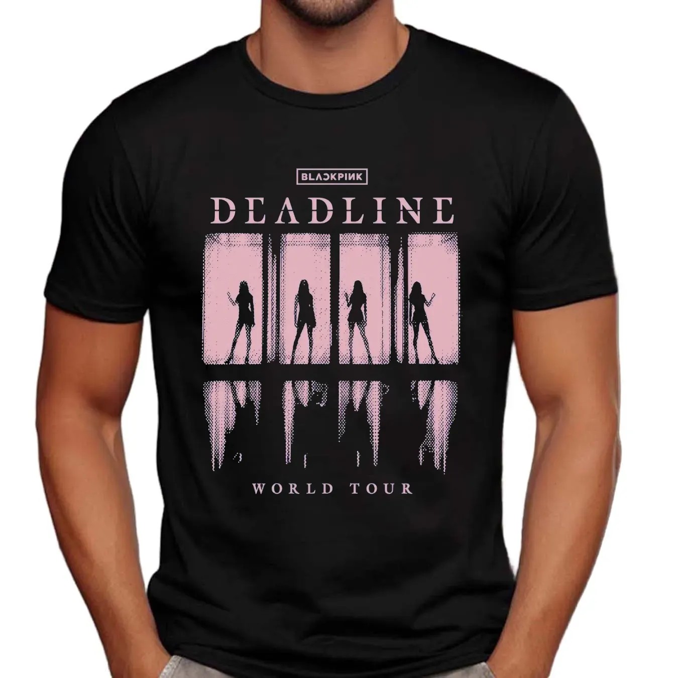BLACKPINK Deadline World Tour 2025 BLACKPINK in Your Area Graffiti Concert T Shirt