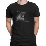 Raccoon God Is Testing Me And I Have Not Studied MEME T Shirt