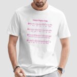 Amaya Papaya Song Sheet Music T Shirt