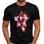 Sonic The Hedgehog Shadow Pink Star 2025 T Shirt