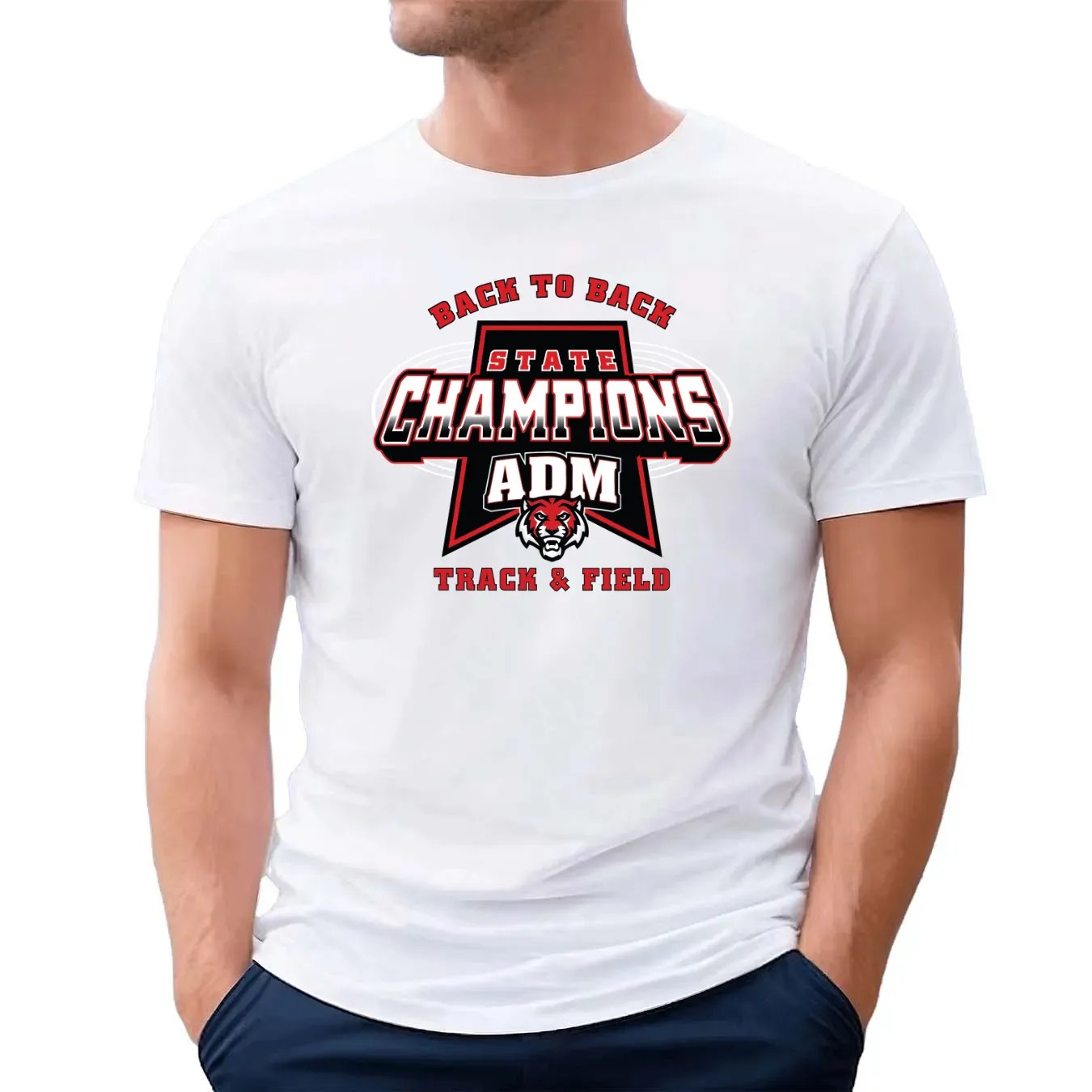Back To Back State Champions ADM Track And Field T Shirt