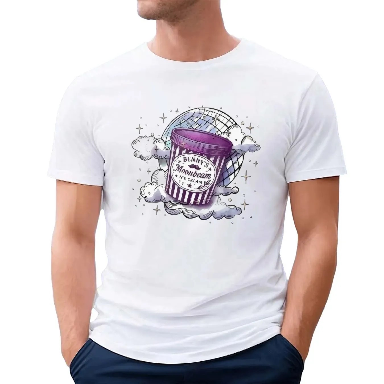 Benson Boone Moonbeam Ice Cream Mr Electric Album Tour T Shirt