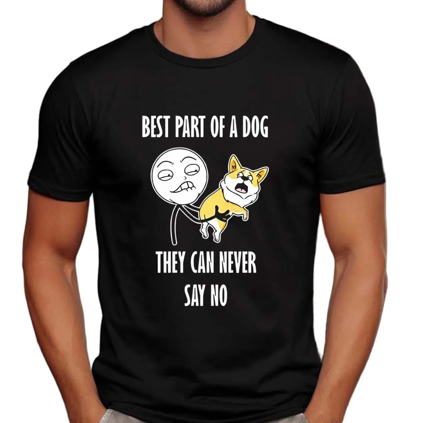 Best part of a dog they can never say no meme t shirt