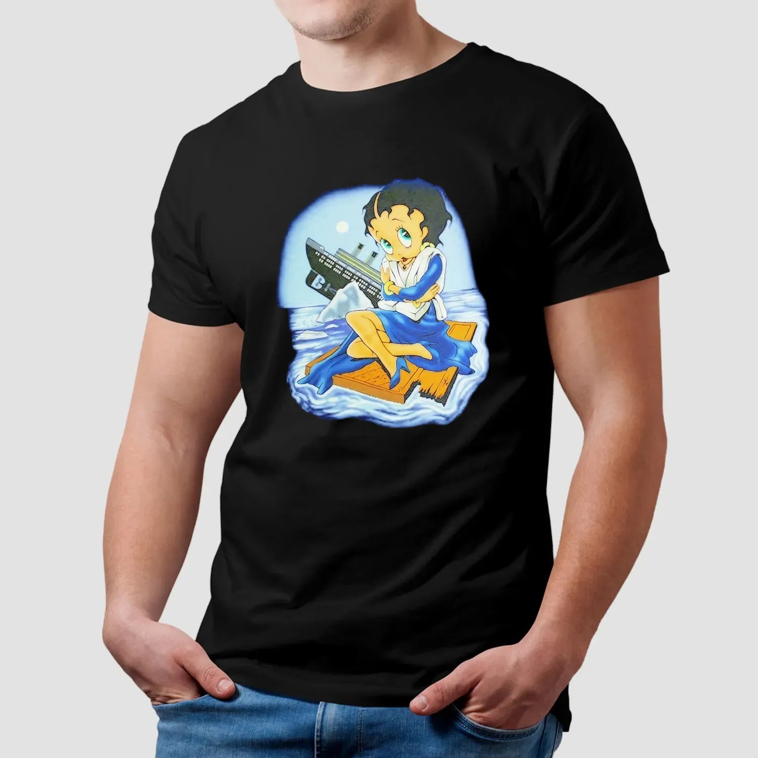 Betty Boop Titanic 1998 Vintage T Shirt