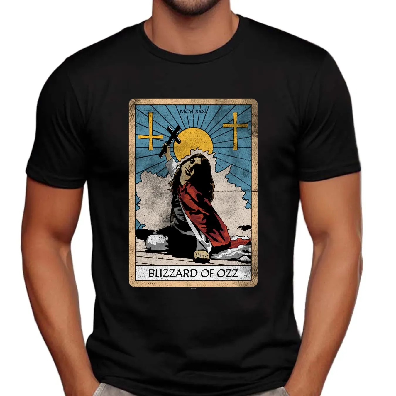 Blizzard Of Ozz Tarot Card Vintage T Shirt