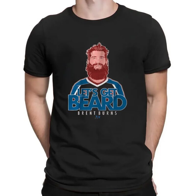 Brent Burns Let's Get Beard Colorado Avalanche Hockey Graphic T Shirt