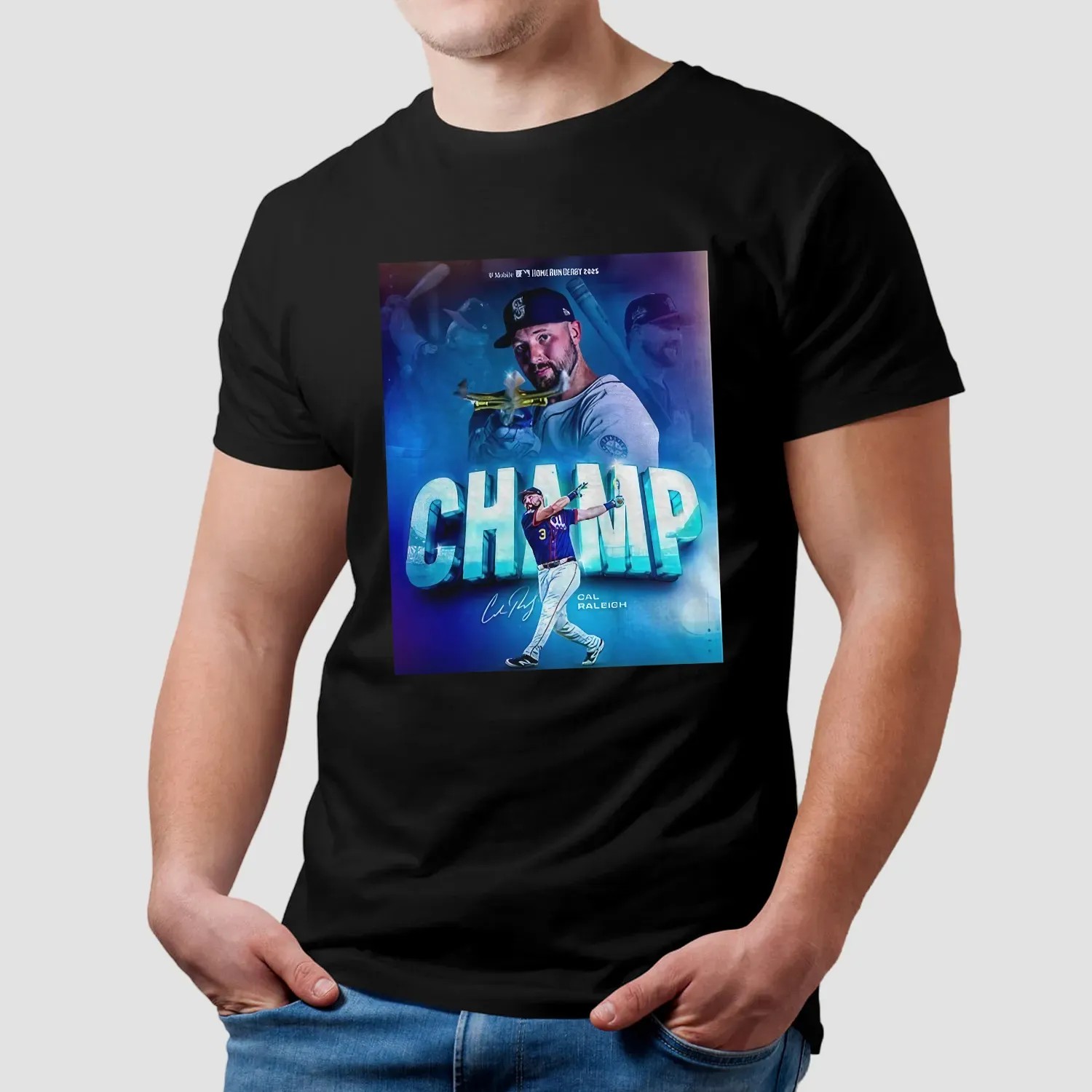 Cal Raleigh Seattle Mariners 2025 Home Run Derby Champ Poster T Shirt