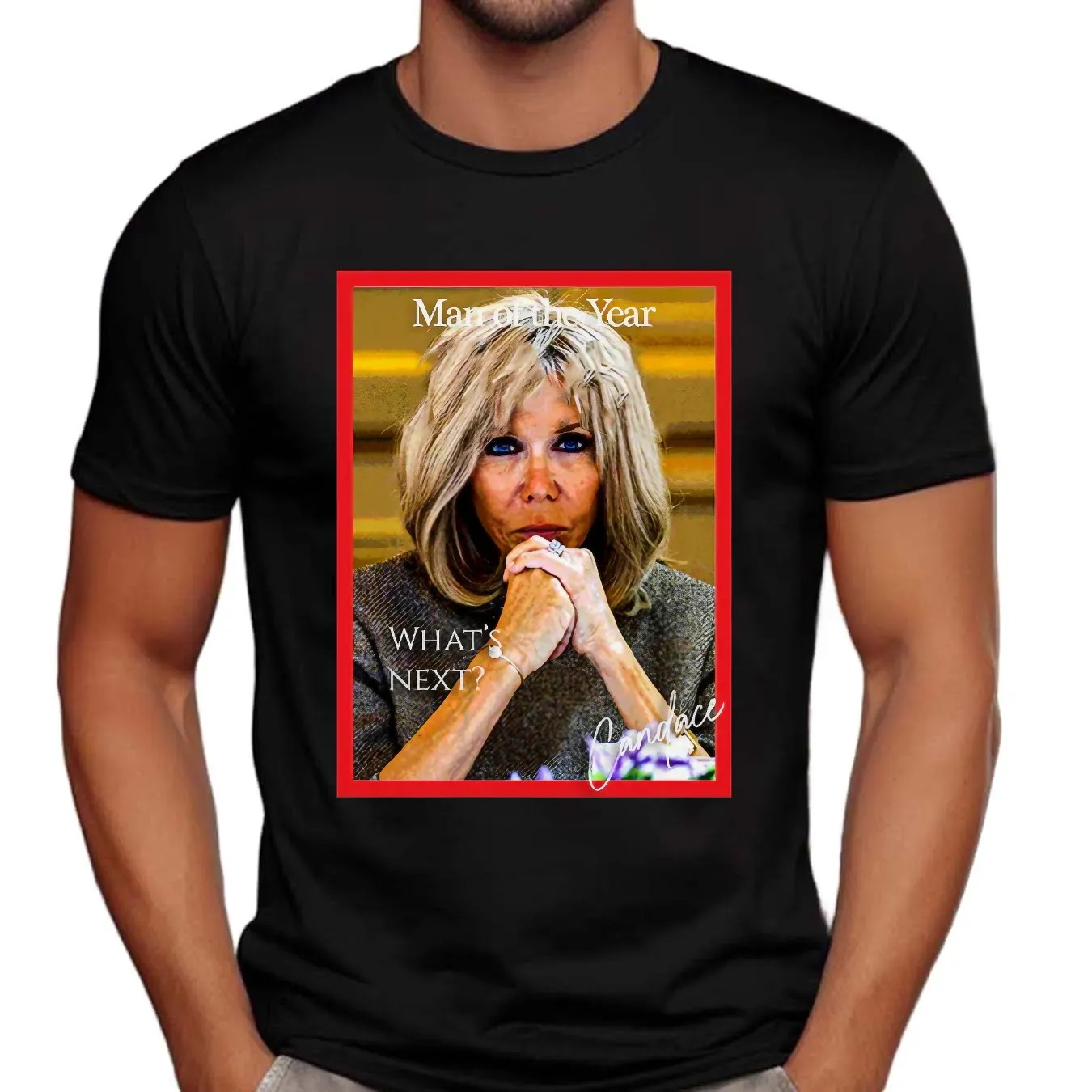 Candace Owens Brigitte Macron Man of the Year Time Magazine T Shirt