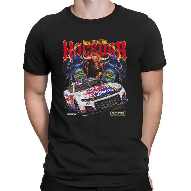 Carson Hocevar 2025 Chili's Ride The Dente 77 Nascar Chevrolet Racing T Shirt