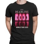 Blackpink Deadline World Tour 2025 Dates Pink Neon Art Graphic T Shirt
