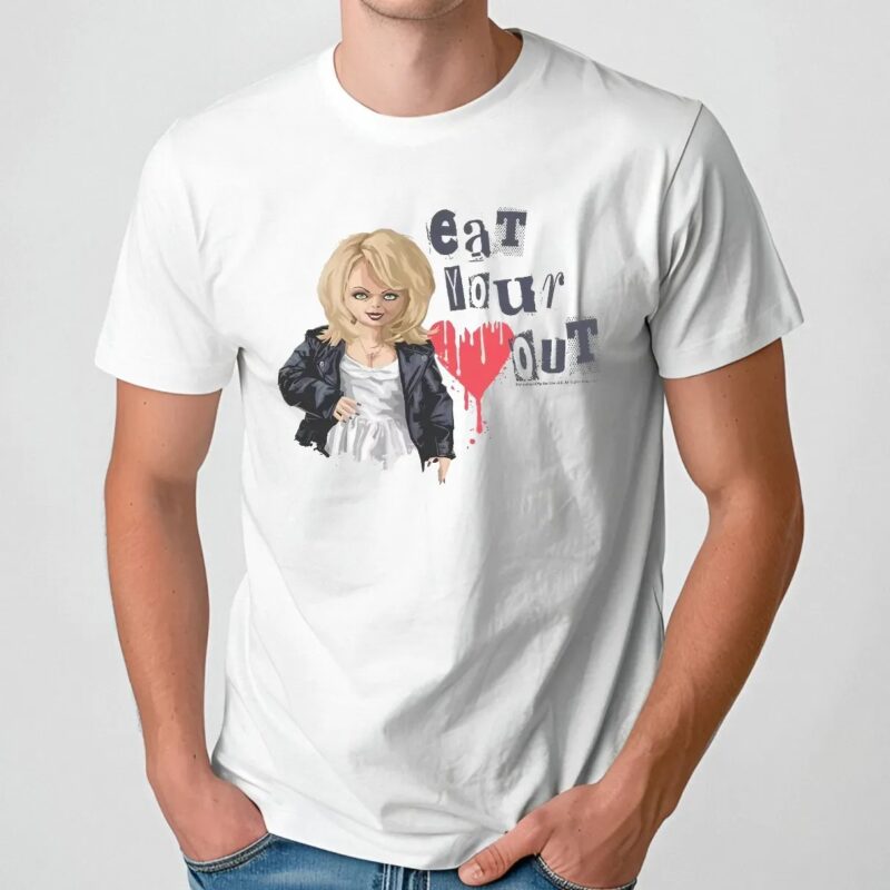 Chucky Doll Eat Your Heart Out Pop Graphic T Shirt