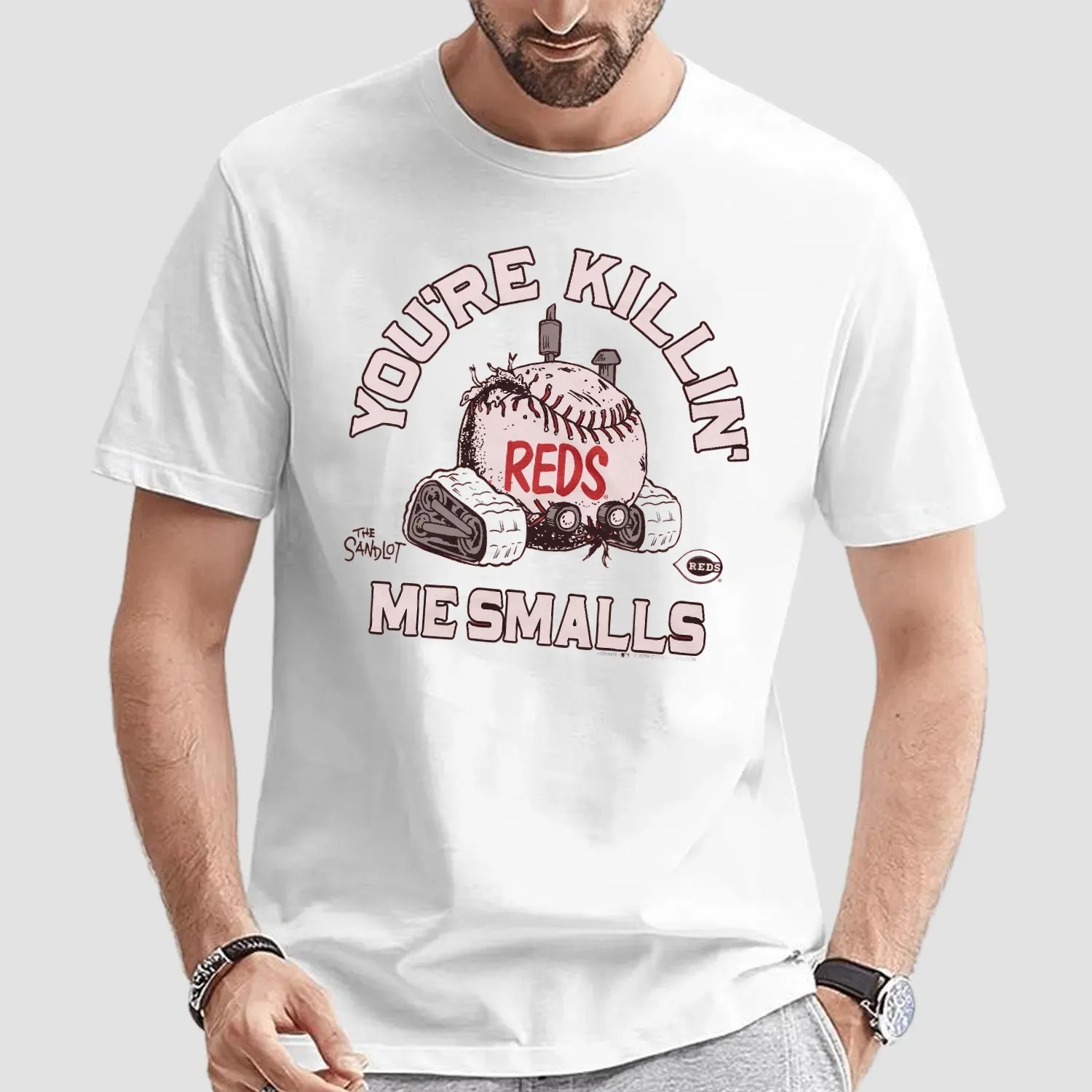 Cincinnati Reds Baseball The Sandlot You're Killin' Me Smalls Parody T Shirt