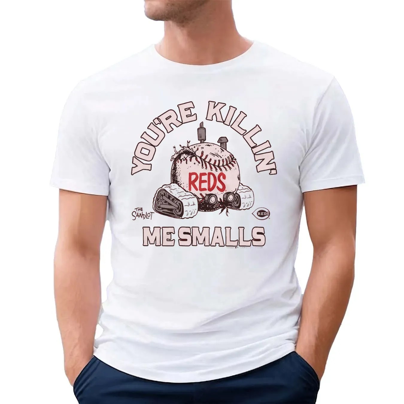 Cincinnati Reds Baseball The Sandlot You're Killin' Me Smalls Parody T Shirt