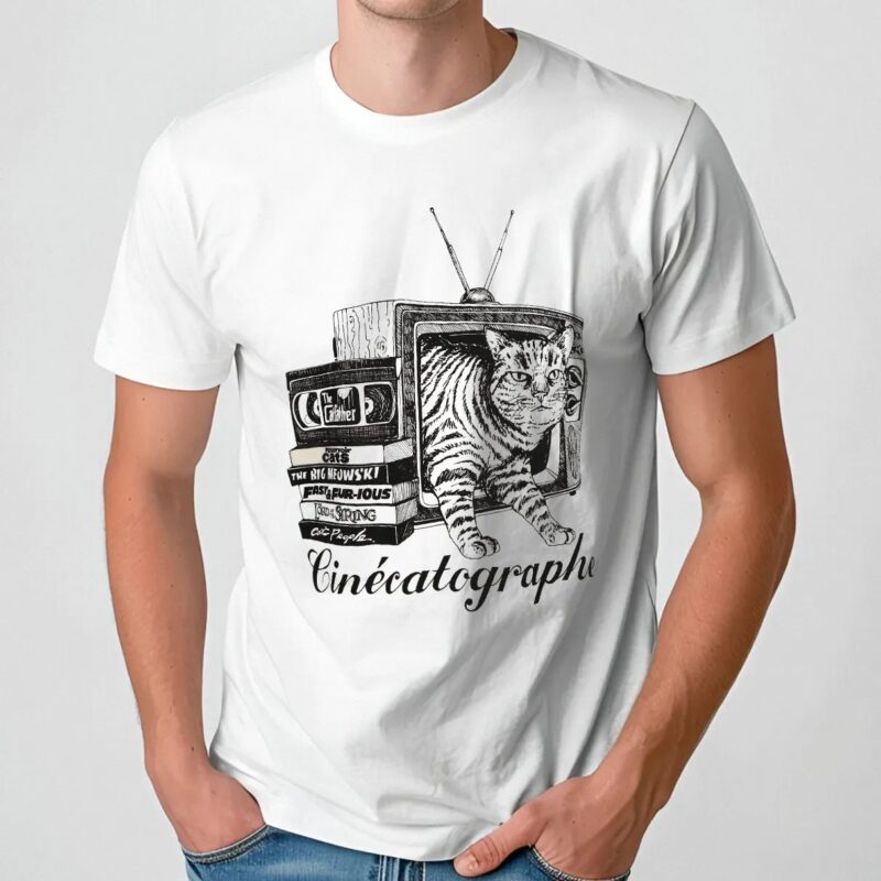 Cinématographe See You At The Meowvies Tv Cat T Shirt