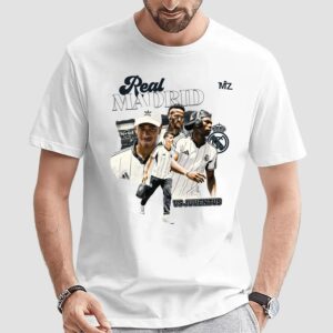Real Madrid Vs Juventus Collage 2025 T Shirt