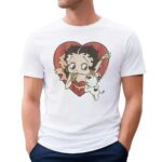 Soyeon Wearing Betty Boop Heart Burst T Shirt