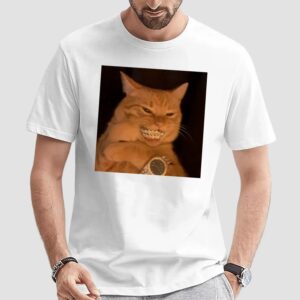 Bust Down Cat Blinged Out Meme T Shirt