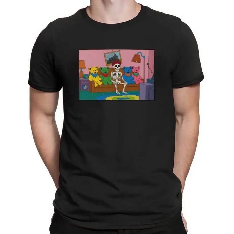 Dancing Bears Skeleton Couch Tour '25 Living Room T Shirt