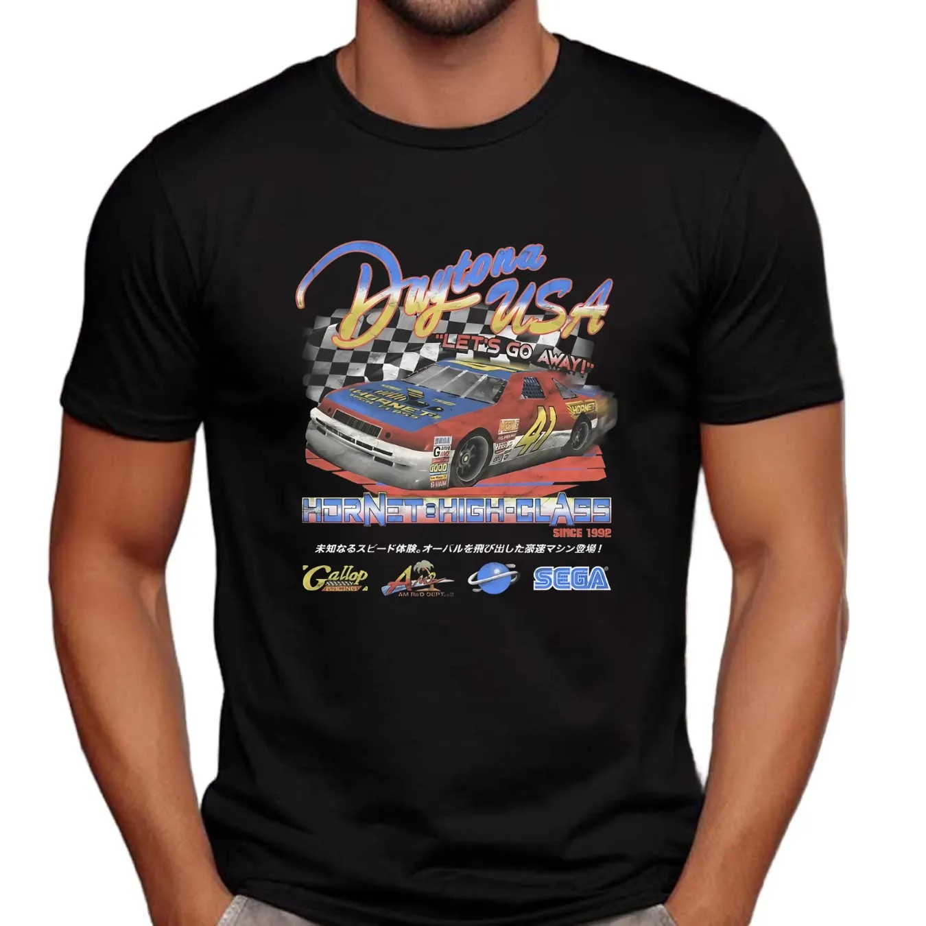 Daytona Usa Let's Go Away Hornet High Class Car T Shirt