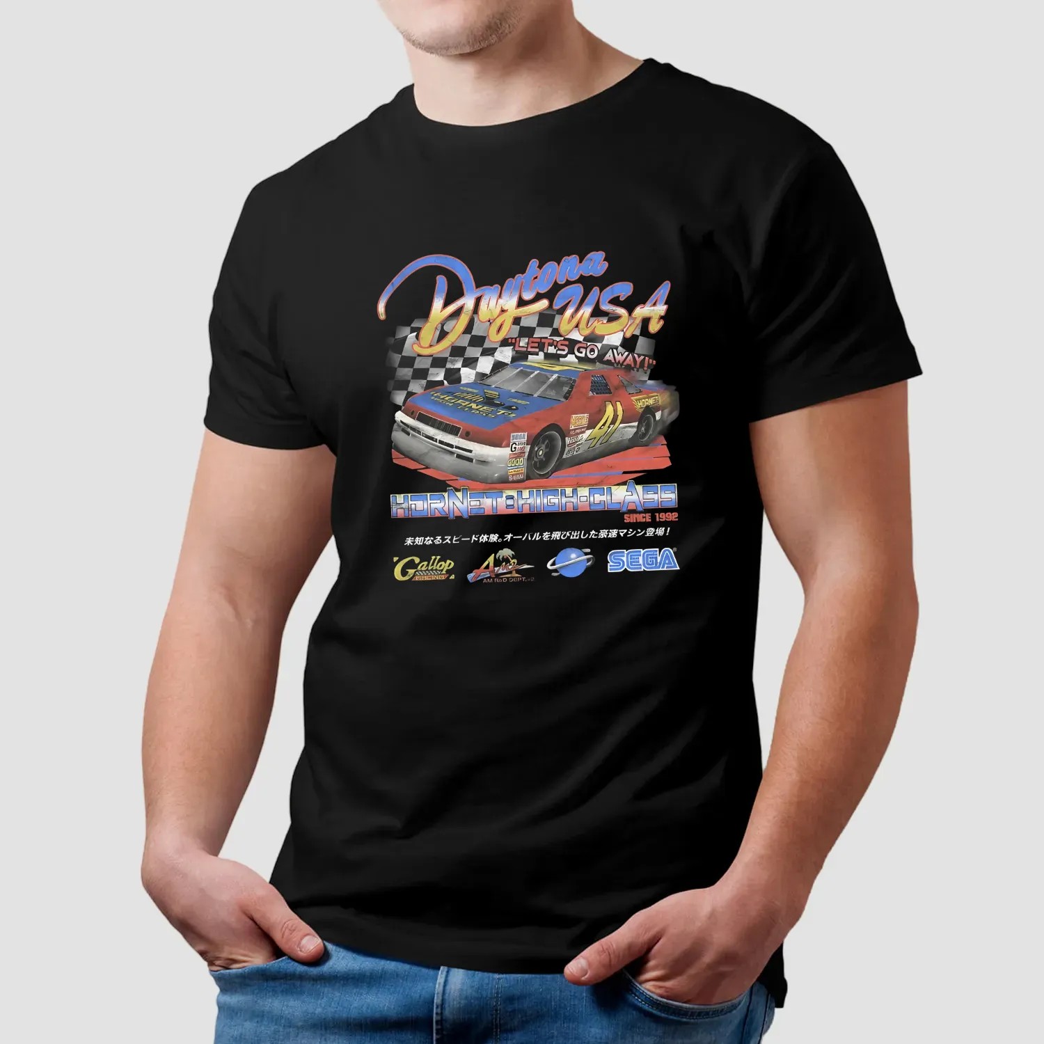 Daytona Usa Let's Go Away Hornet High Class Car T Shirt