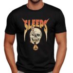 While She Sleeps Eye To Eye Skull Knife T Shirt