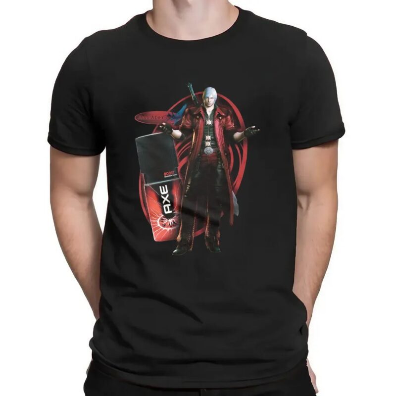 Devil May Cry 5 Dante AXE Boost Deodorant Mashup T Shirt
