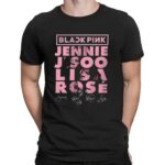 Blackpink World Tour 2025 Kpop Concert Tee Jisoo Jennie Lisa Rose Fan Merch Signatures T Shirt