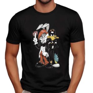 Bugs Bunny and Daffy Duck Looney Tunes Retro T Shirt