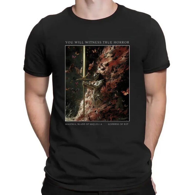 Elden Ring Malenia blade of miquella You Will Witness True Horror goddess of Rot Art T Shirt
