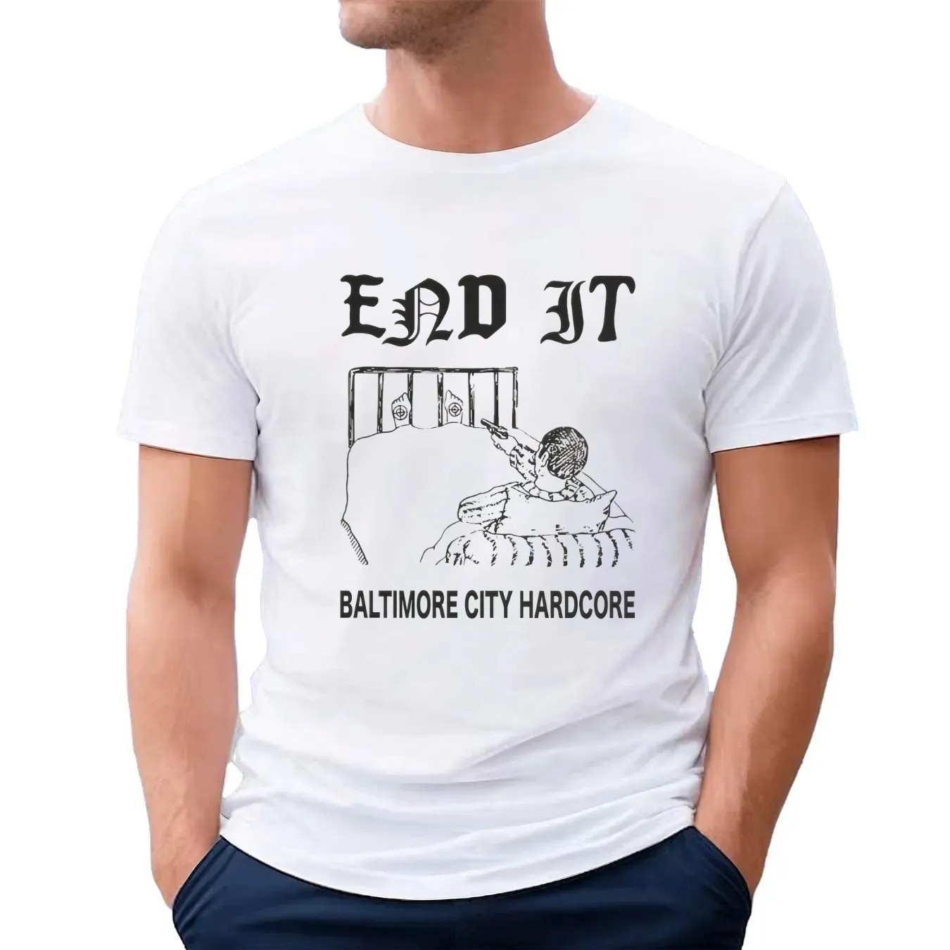 End It Baltimore Hardcore Gun T Shirt