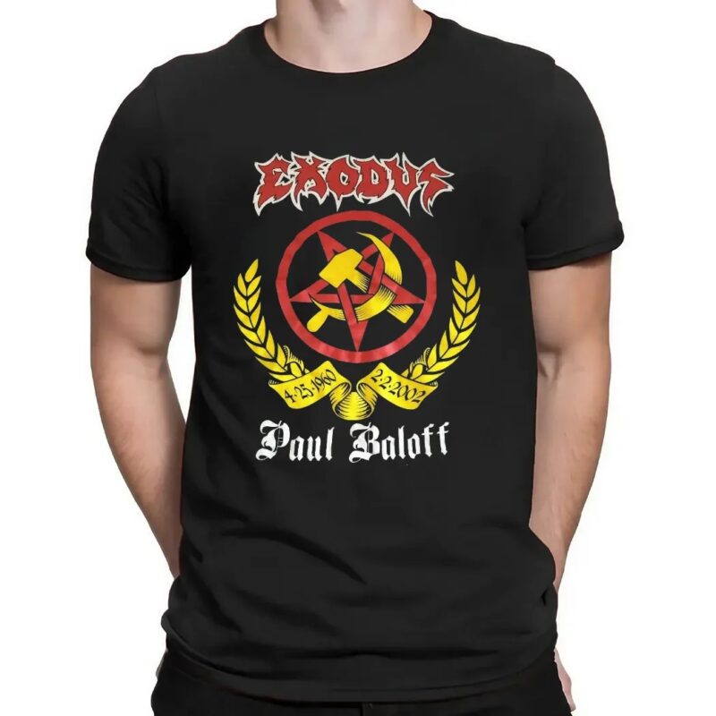 Exodus Paul Baloff 1960 2002 T Shirt