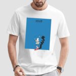 Sonic The Hedgehog Big Blue Square Japanese T Shirt